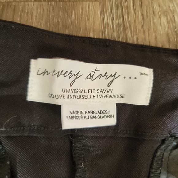 Penningtons Plus Black Capris Pants Size 20 #827 - Picture 6 of 13